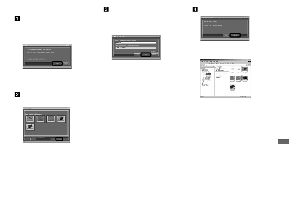 Copying images | Sony MVC-CD350 User Manual | Page 85 / 120