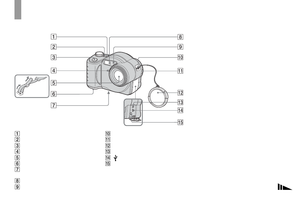 Identifying the parts | Sony MVC-CD350 User Manual | Page 9 / 120
