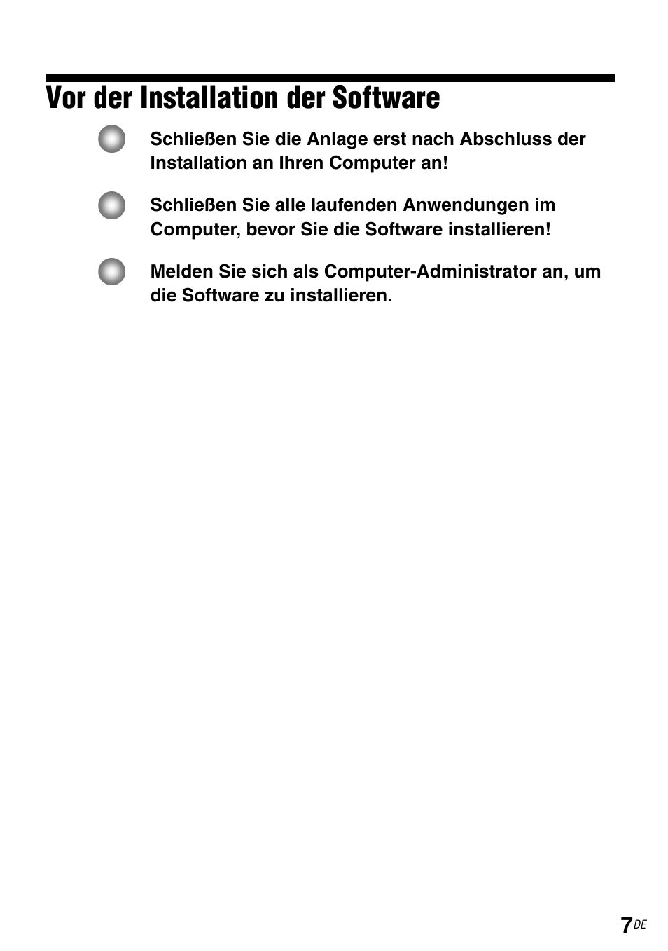 Vor der installation der software | Sony NAS-CZ1 User Manual | Page 78 / 264