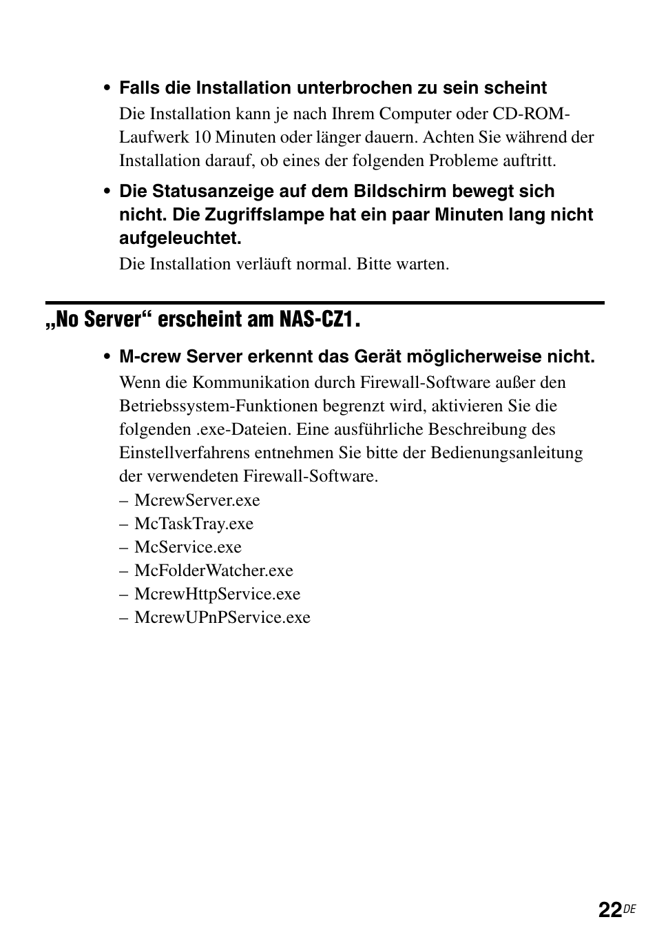 No server“ erscheint am nas-cz1 | Sony NAS-CZ1 User Manual | Page 93 / 264