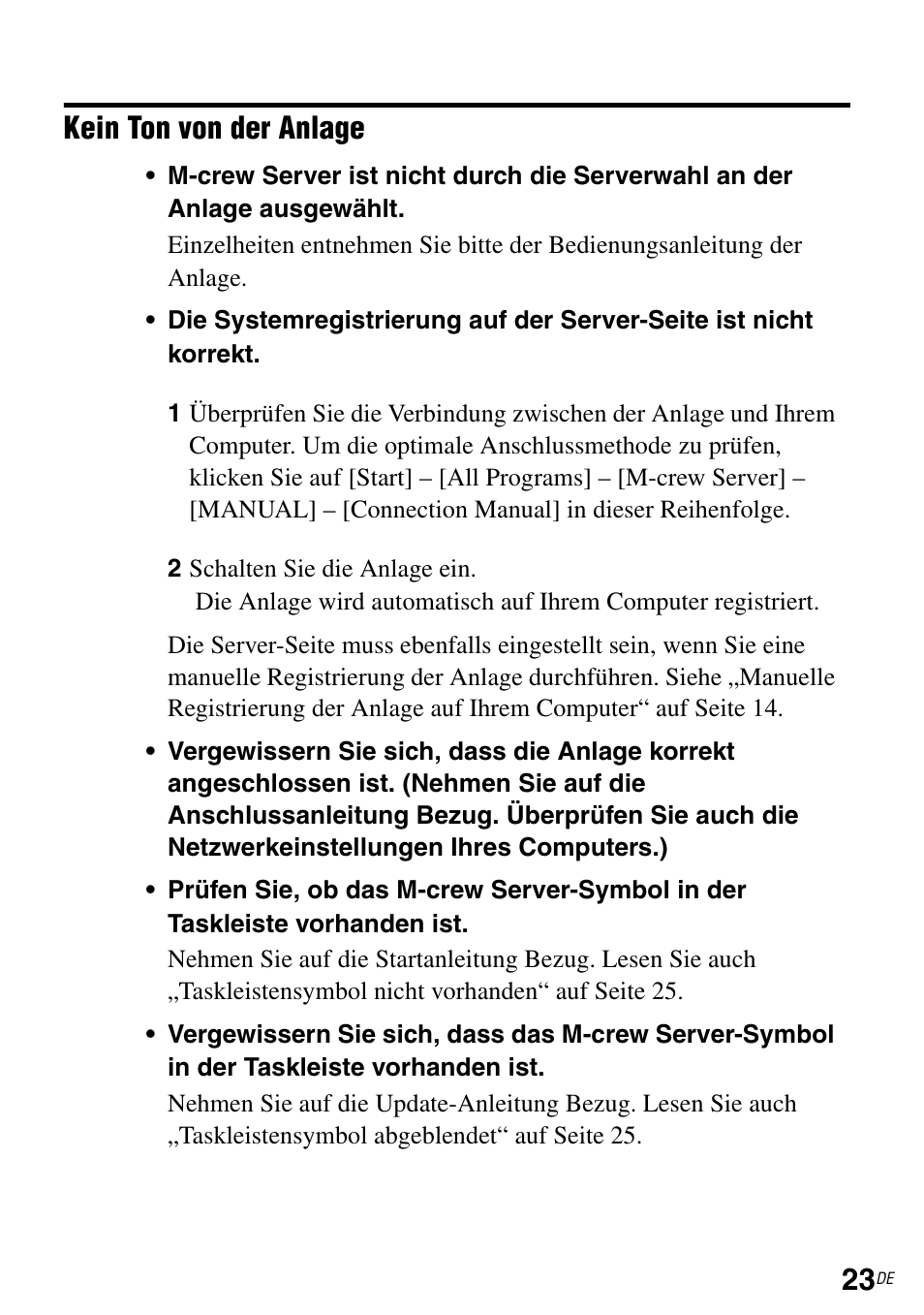 Kein ton von der anlage | Sony NAS-CZ1 User Manual | Page 94 / 264