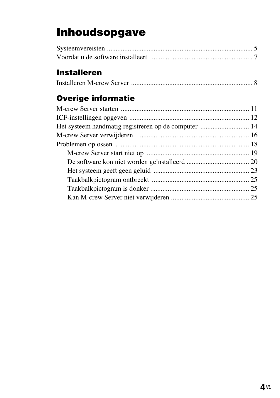 Inhoudsopgave | Sony NAS-CZ1 User Manual | Page 99 / 264