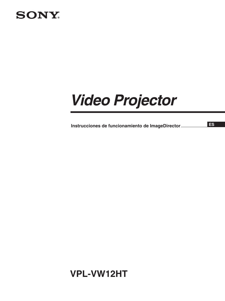 Instrucciones de funcionamiento de imagedirector, Video projector | Sony VPL-VW12HT User Manual | Page 31 / 58