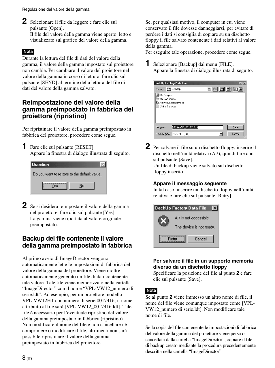 Sony VPL-VW12HT User Manual | Page 47 / 58