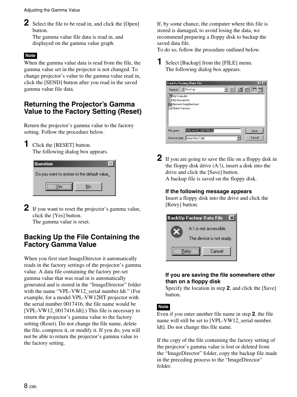 Sony VPL-VW12HT User Manual | Page 9 / 58