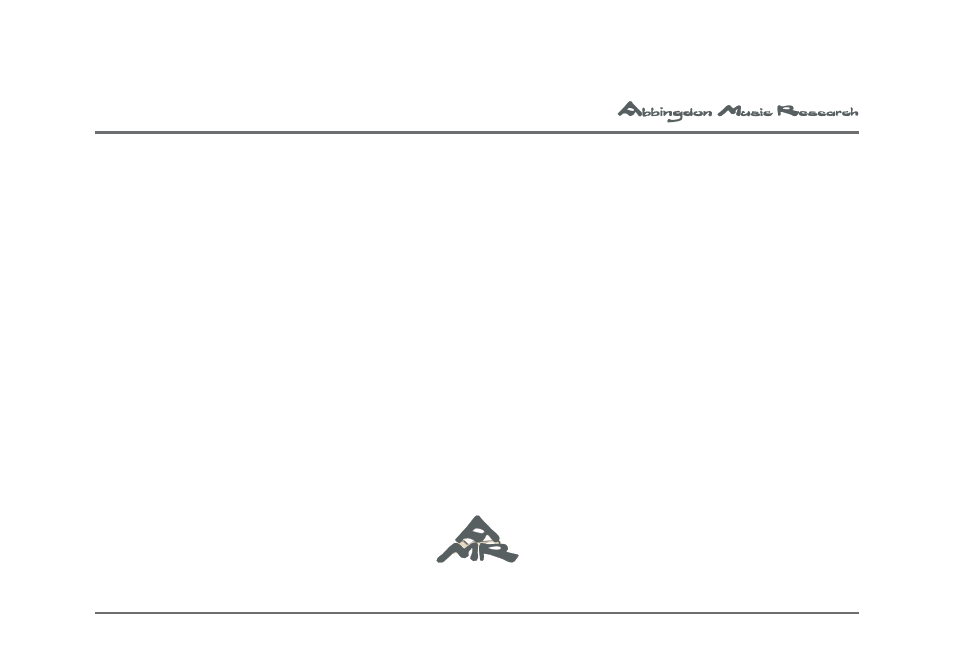 Abbingdon Music Research Reference Class Proffessional Monitor LS-77 User Manual | Page 53 / 53