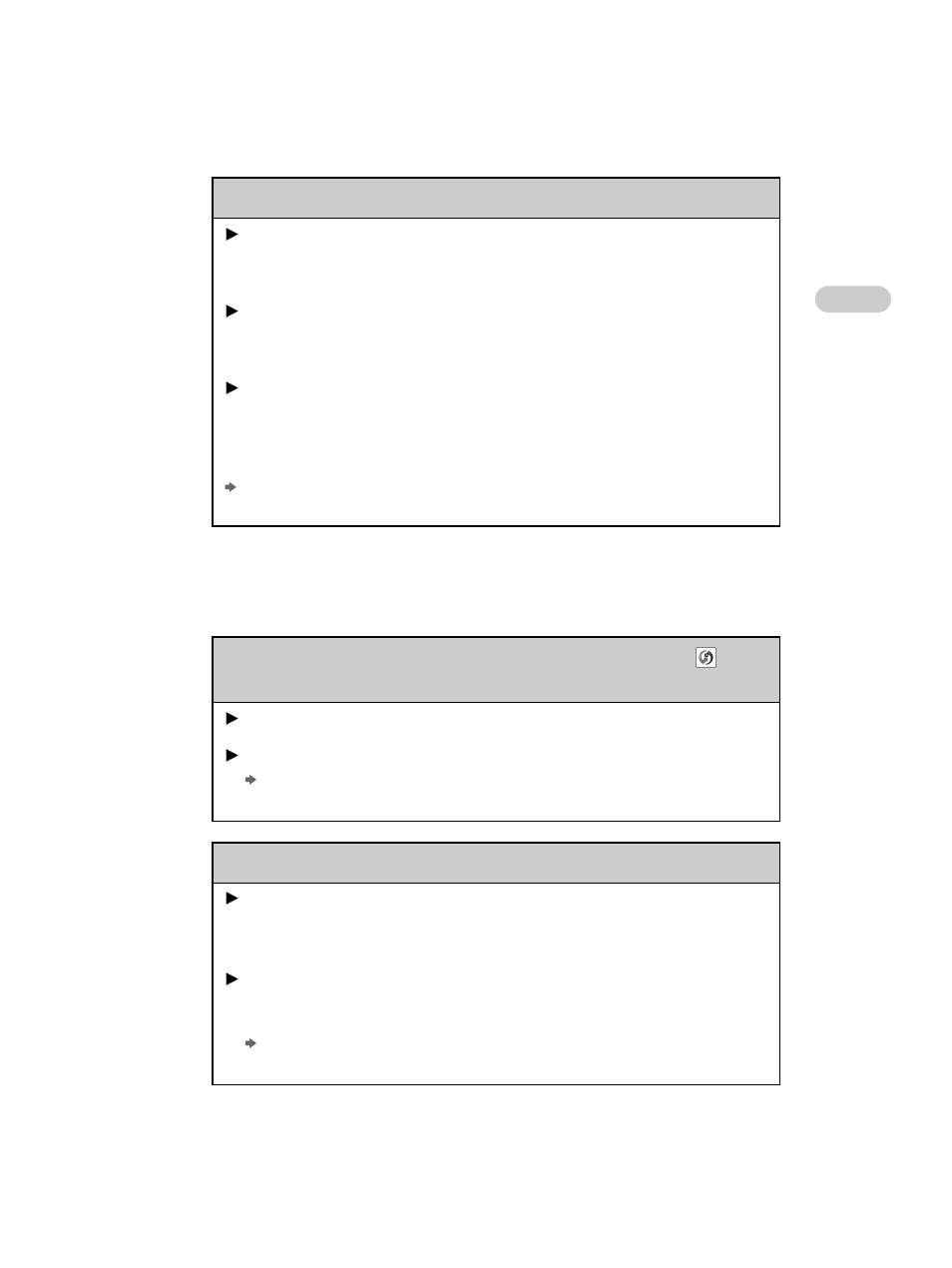 I cannot start the hotsync, Operation by tapping, Hotsync) on the | Hotsync, Screen, I cannot cancel the hotsync, Operation midway | Sony PEG-UX50 User Manual | Page 23 / 52