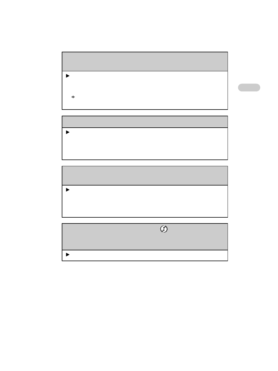 I cannot back up some data using the hotsync, Operation, Palm™ desktop for clié | Does not start or cannot be, Selected from the menu, Hotsync manager, Does not start, Hotsync) is not | Sony PEG-UX50 User Manual | Page 25 / 52