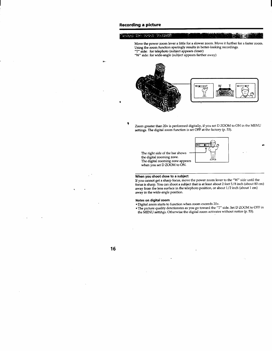 Sony DCR-TRV103 User Manual | Page 16 / 84