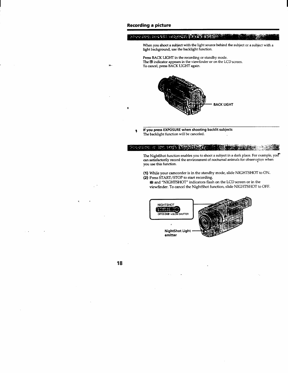 Sony DCR-TRV103 User Manual | Page 18 / 84