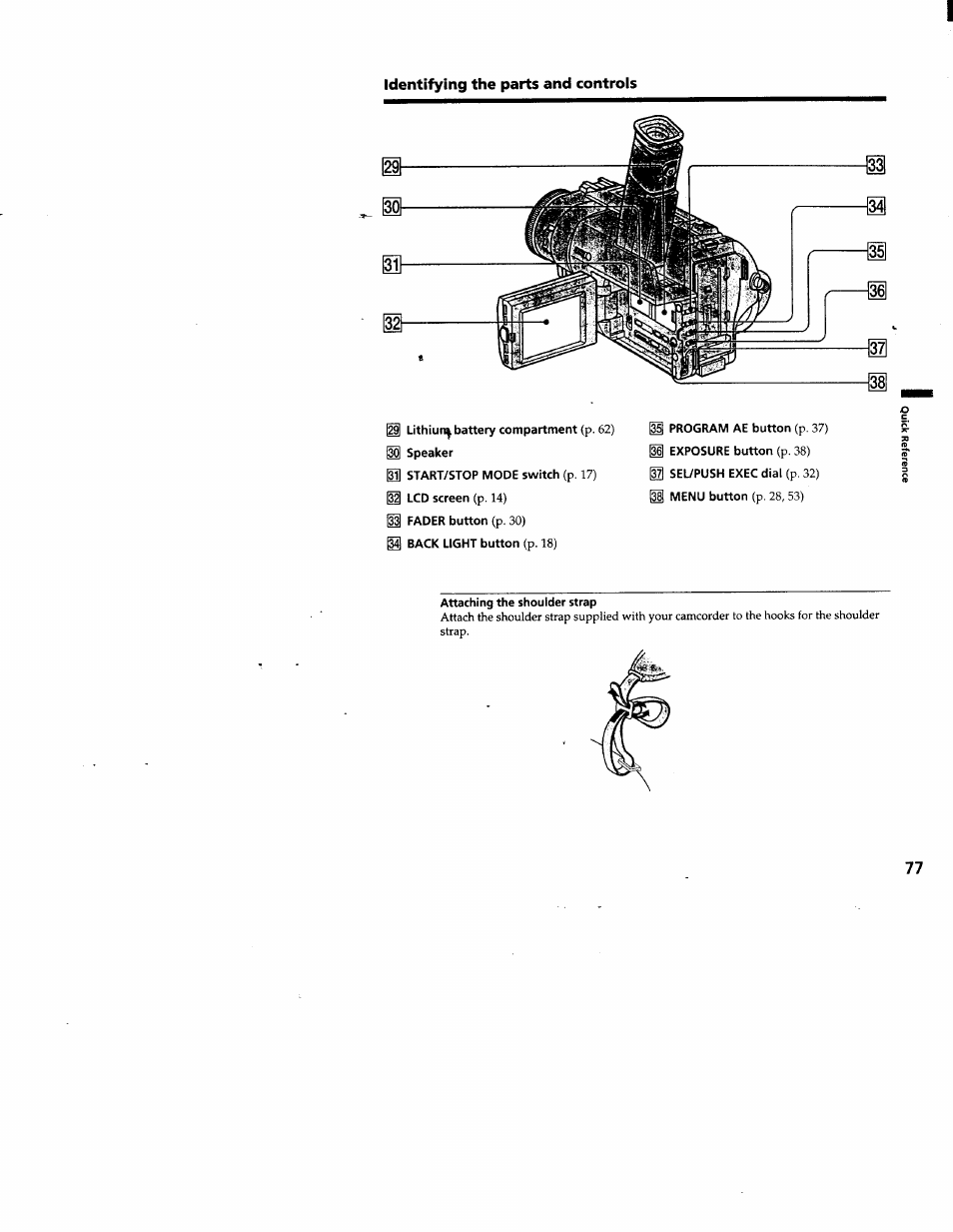 Sony DCR-TRV103 User Manual | Page 77 / 84