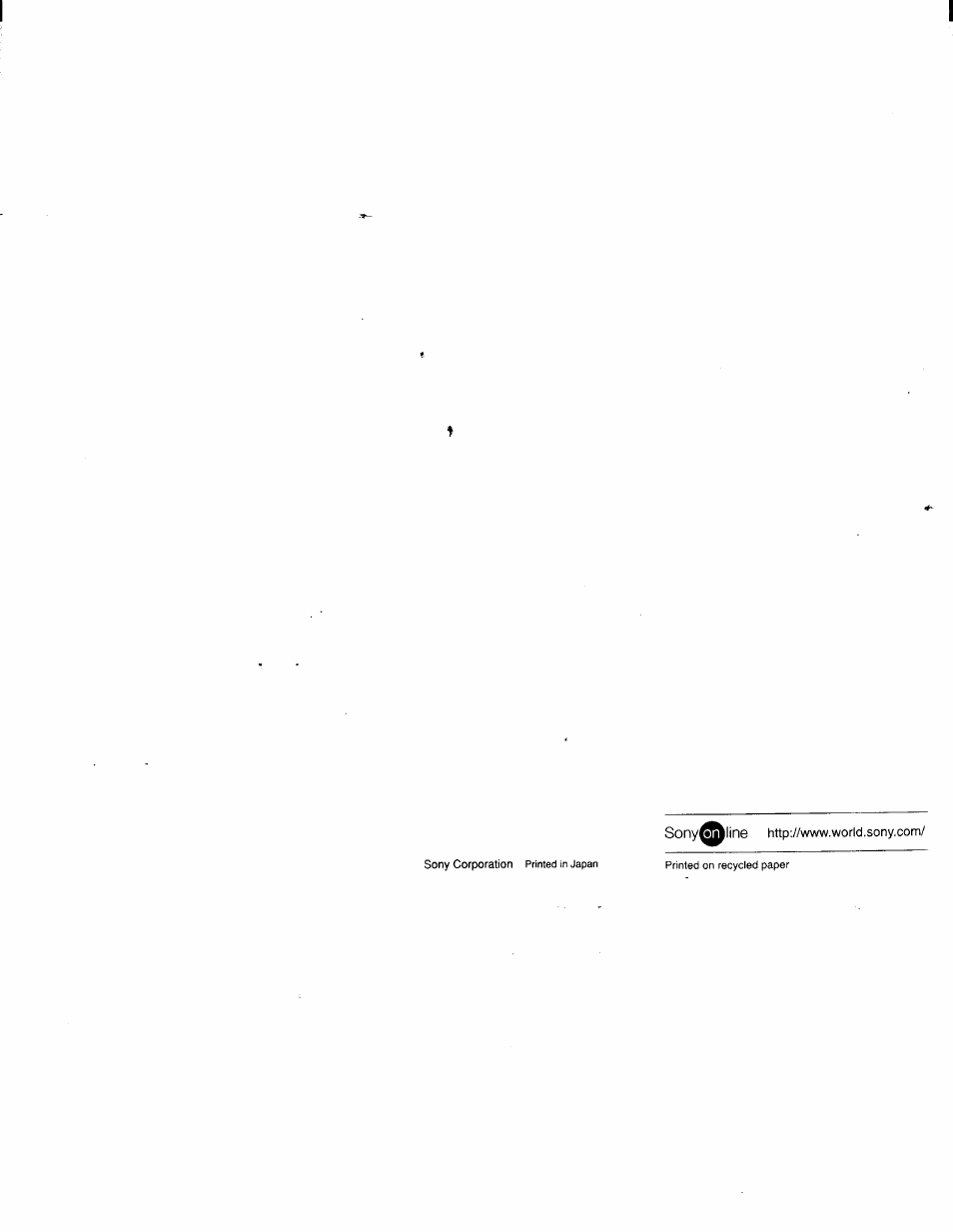 Sony DCR-TRV103 User Manual | Page 84 / 84
