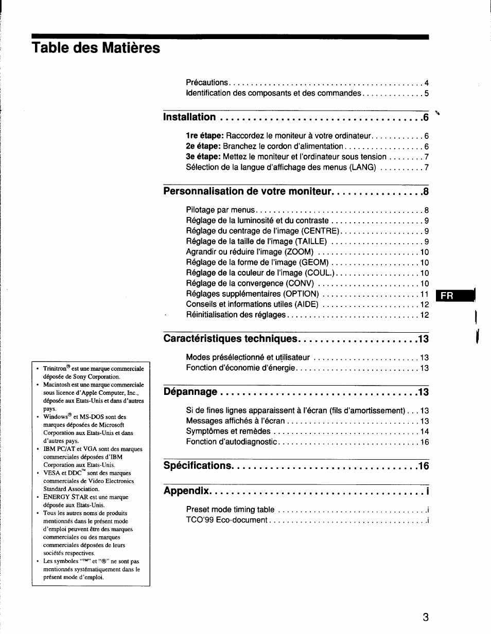 Sony CPD-G200 User Manual | Page 17 / 61