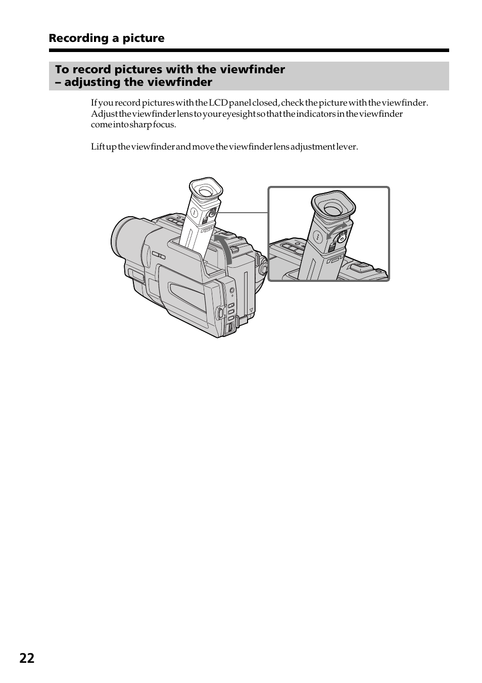 Sony DCR-TRV130 User Manual | Page 22 / 112