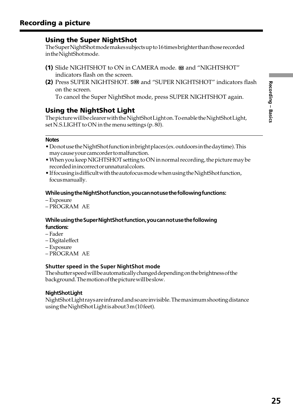 Sony DCR-TRV130 User Manual | Page 25 / 112
