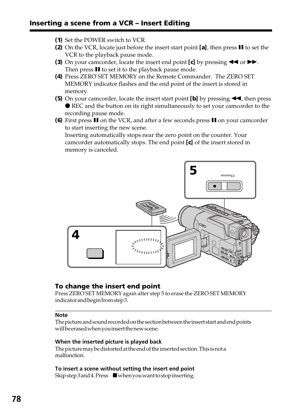 Sony DCR-TRV130 User Manual | Page 78 / 112