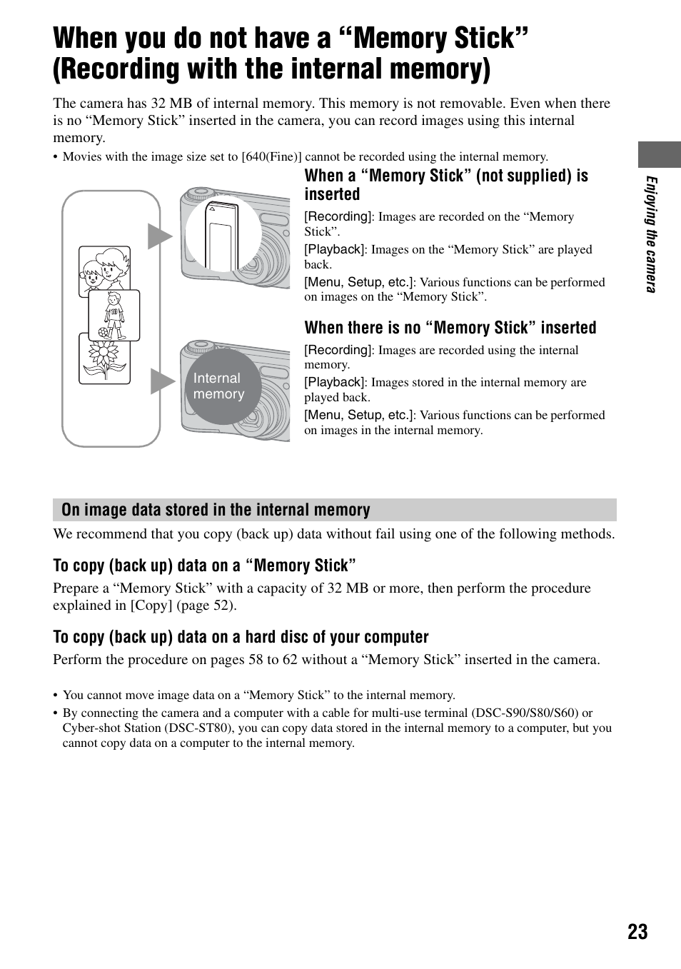 Sony DSC-S90 User Manual | Page 23 / 103