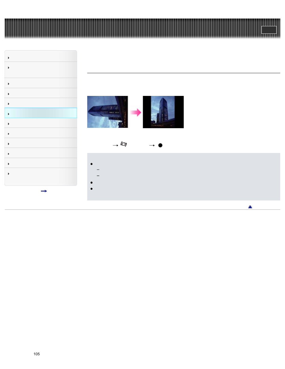 Rotate, Cyber-shot user guide | Sony DSC-H300 User Manual | Page 110 / 180