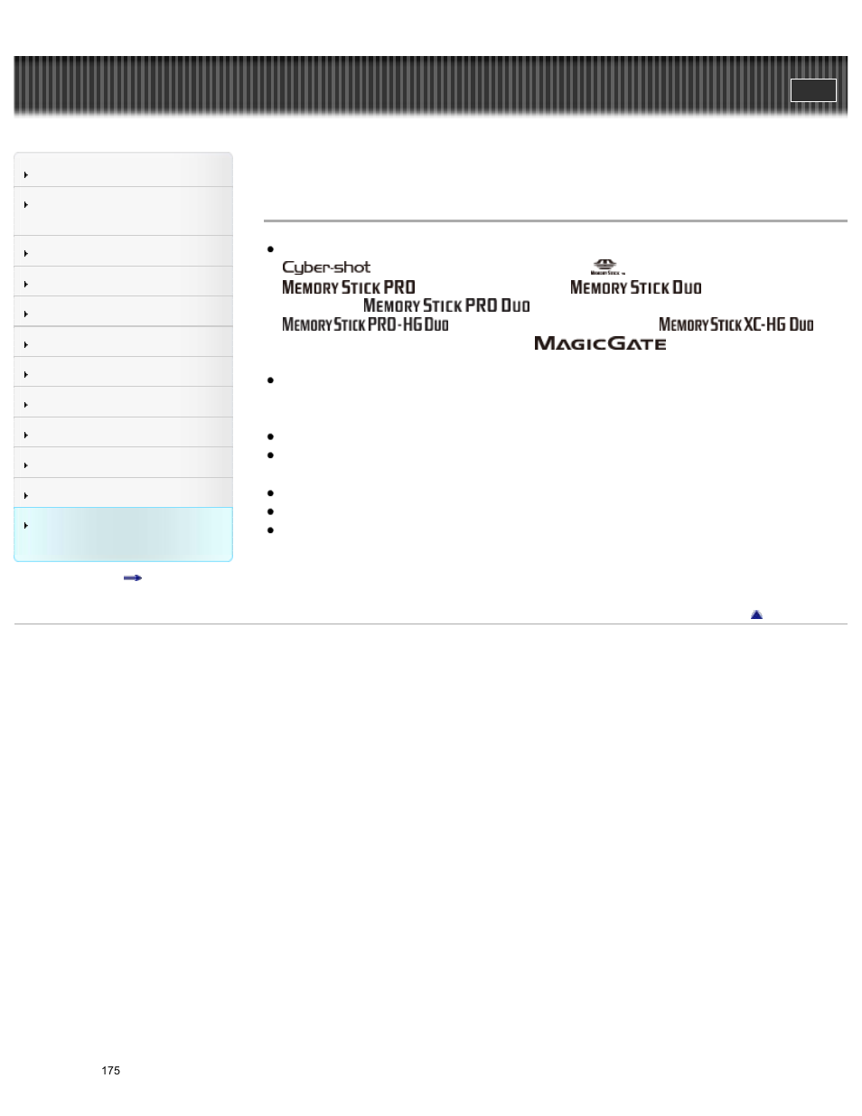Trademarks, Cyber-shot user guide | Sony DSC-H300 User Manual | Page 180 / 180