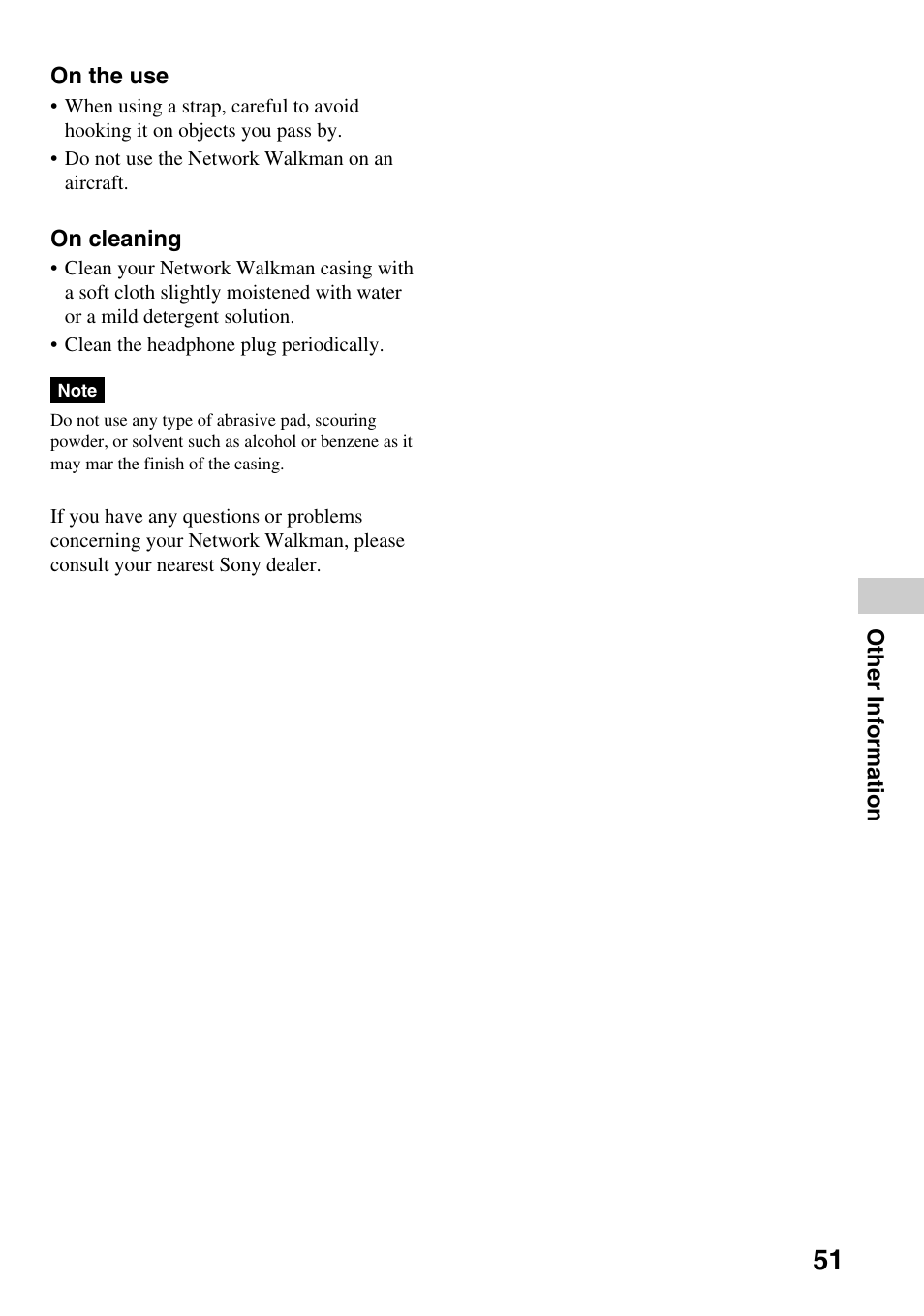 Sony NW-E305 User Manual | Page 51 / 65