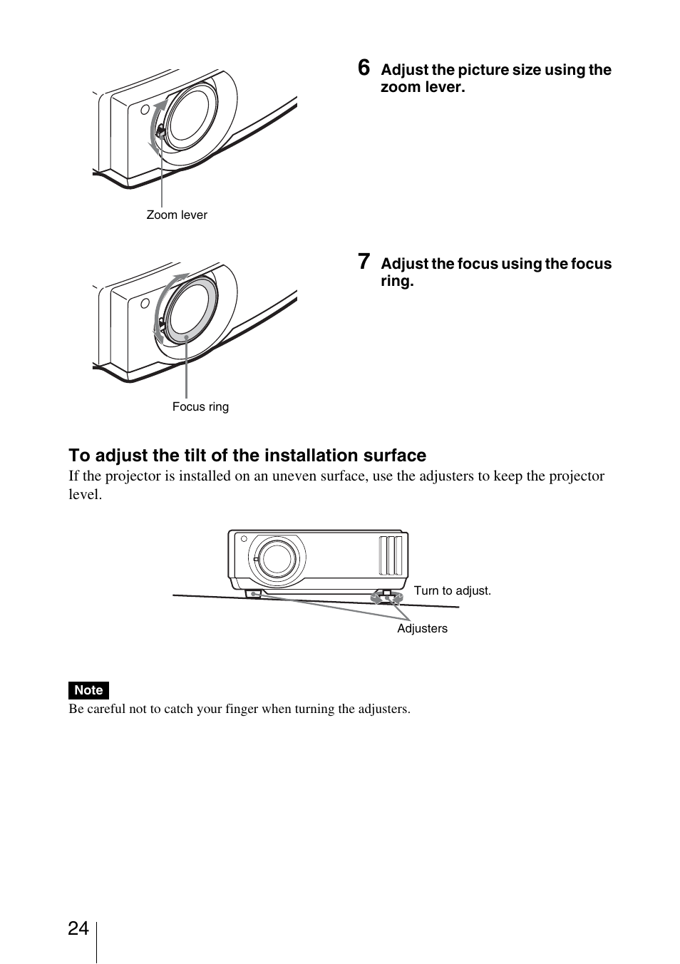 Sony VPL-AW15 User Manual | Page 24 / 76