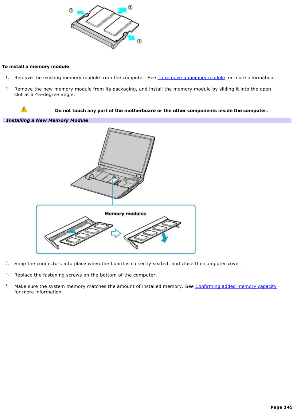 Sony PCG-R505GCP User Manual | Page 145 / 174