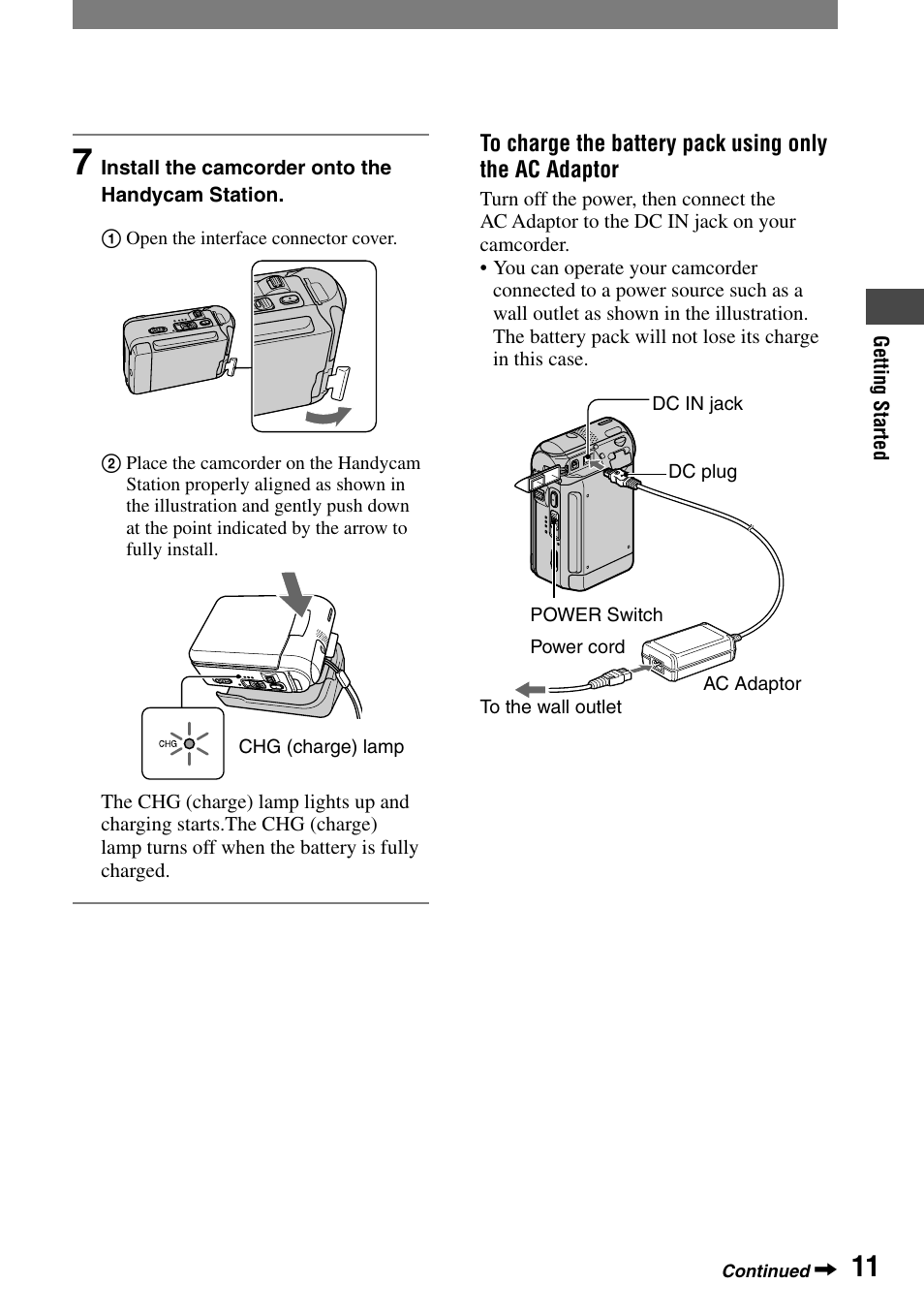 Sony DCR-PC55 User Manual | Page 11 / 115