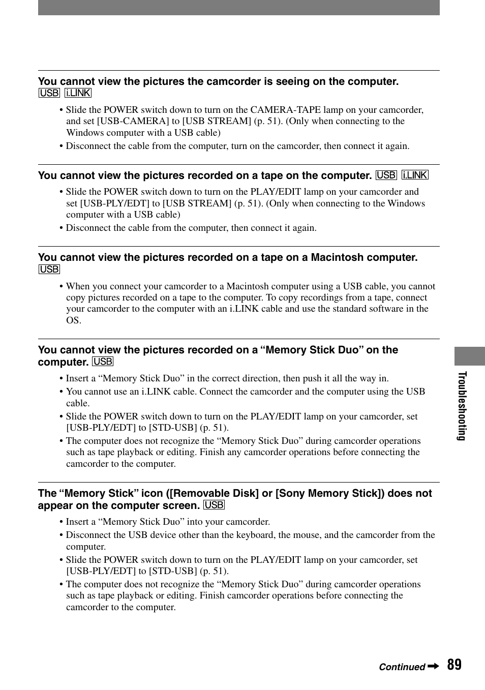 Sony DCR-PC55 User Manual | Page 89 / 115