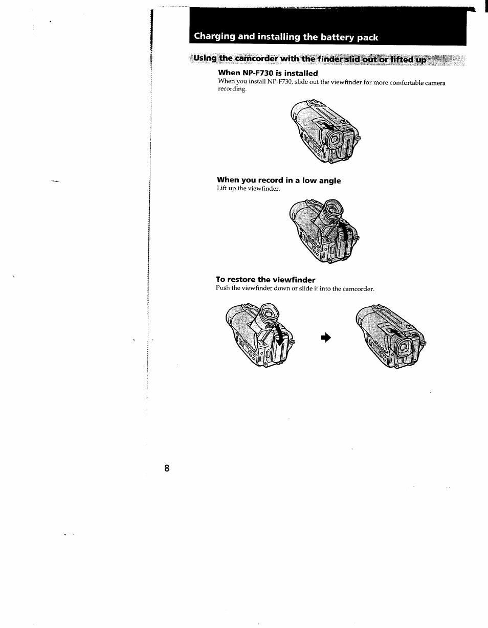 Sony CCD-TR910 User Manual | Page 8 / 80