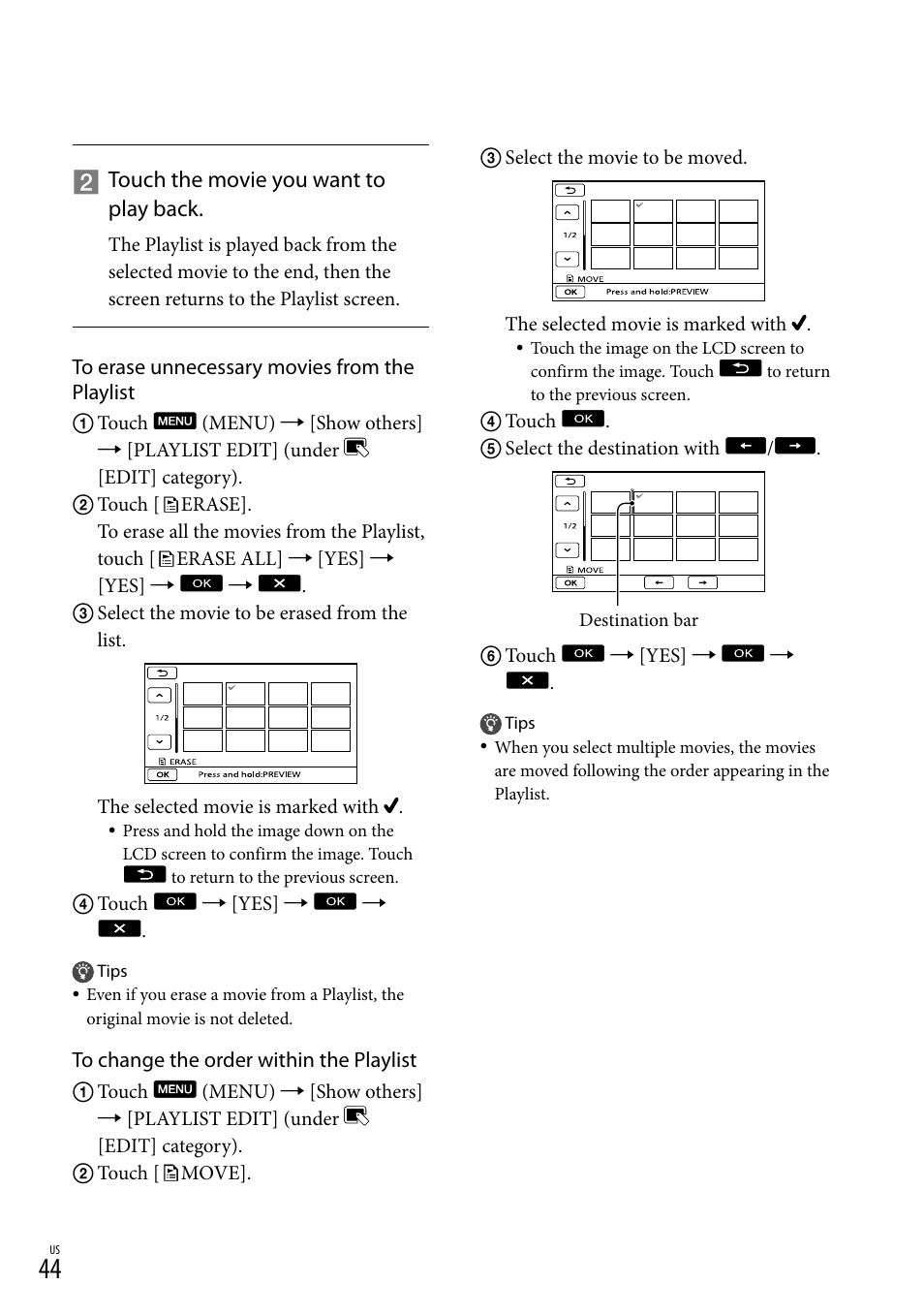 Sony DCR-SR88 User Manual | Page 44 / 98