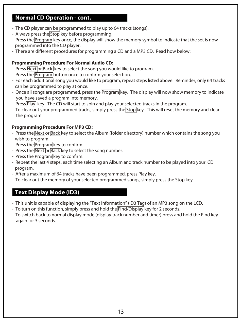 AUVI Technologies HI-FI VERTICAL CD/MP3 SHELF SYSTEM MSW1150 User Manual | Page 14 / 23