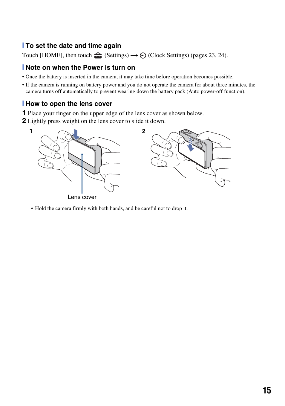 Sony DSC-T2 User Manual | Page 15 / 44