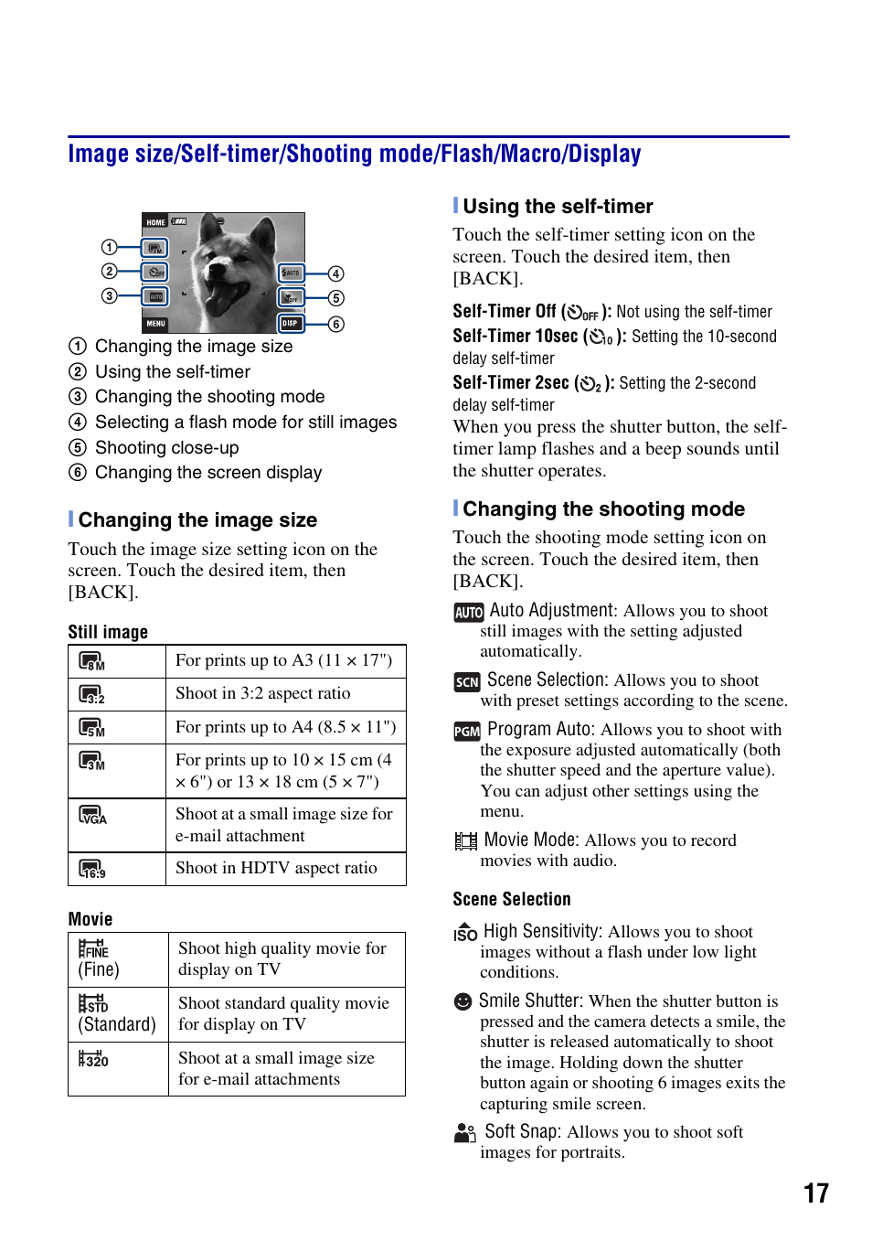 Sony DSC-T2 User Manual | Page 17 / 44