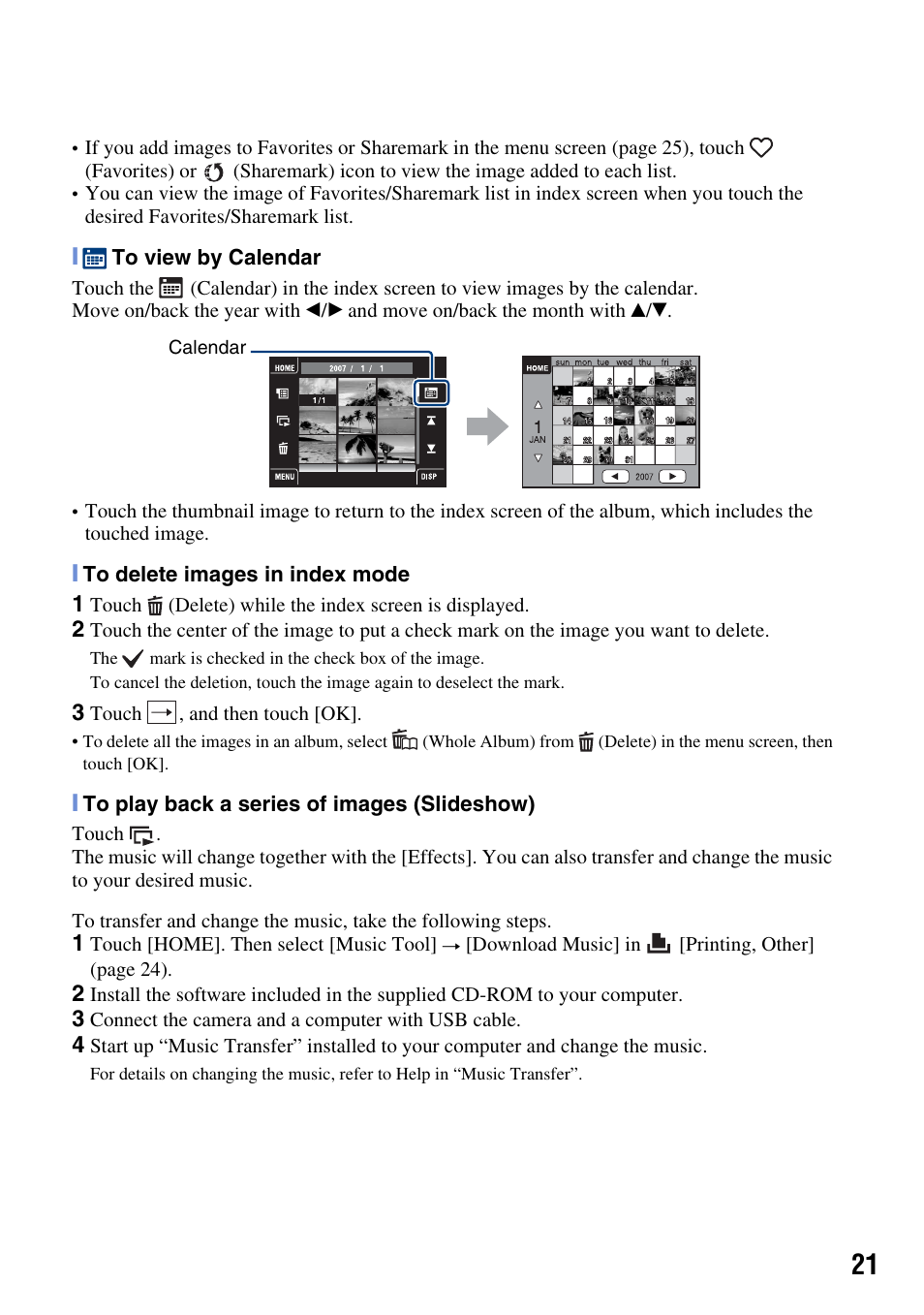 Sony DSC-T2 User Manual | Page 21 / 44