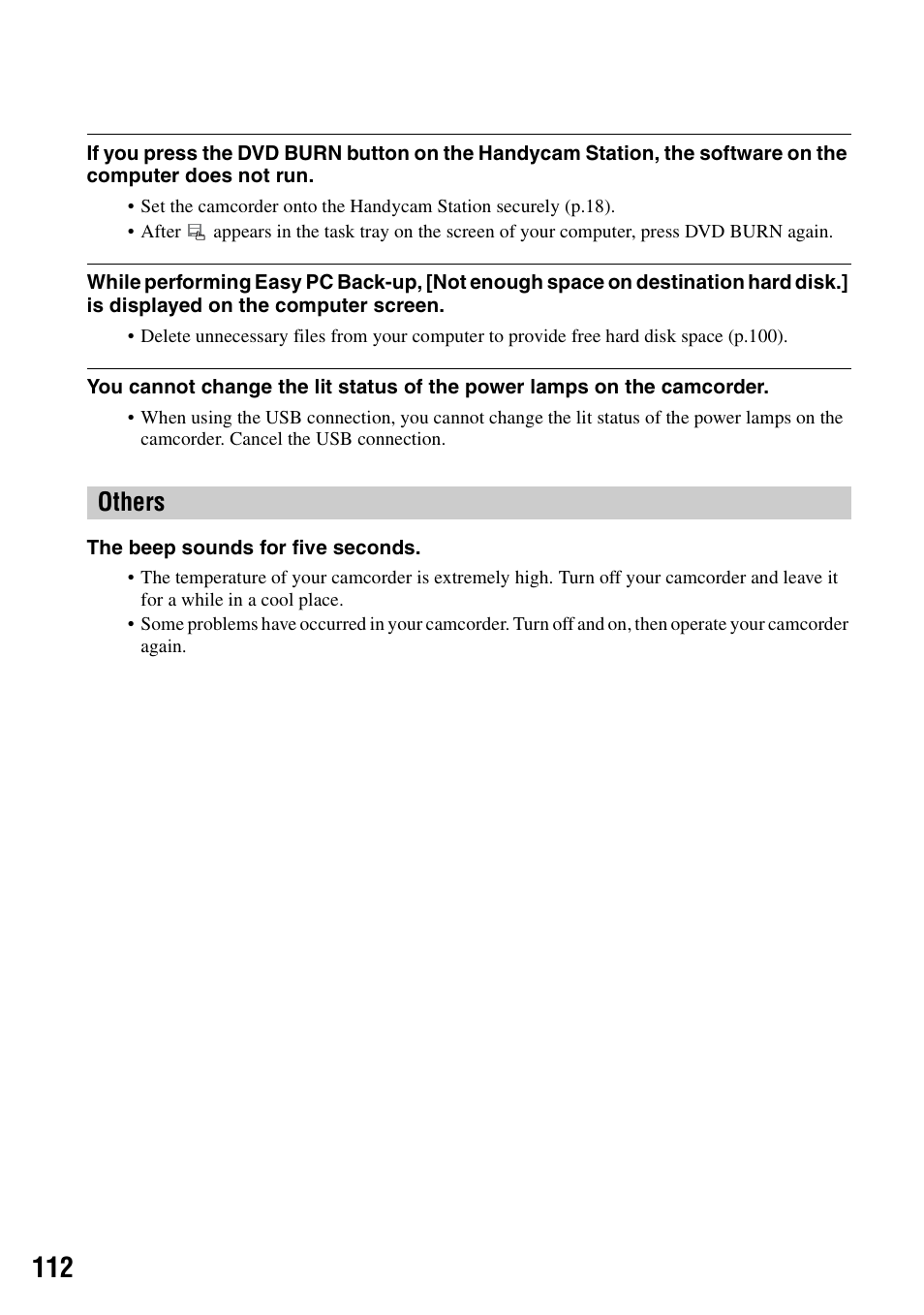 Others | Sony DCR-SR40 User Manual | Page 112 / 132