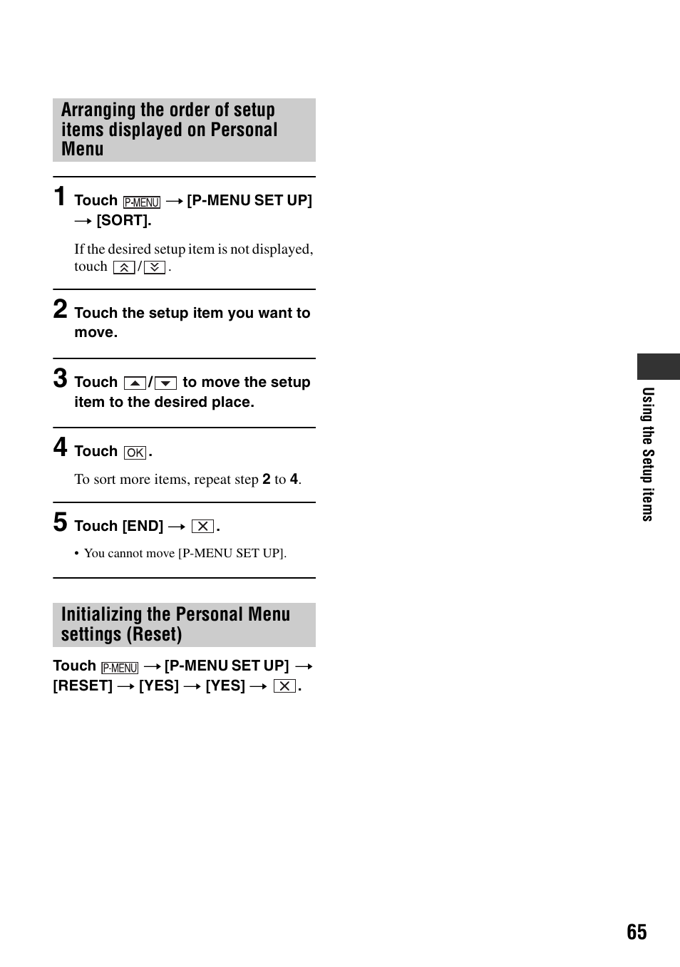 Sony DCR-SR40 User Manual | Page 65 / 132