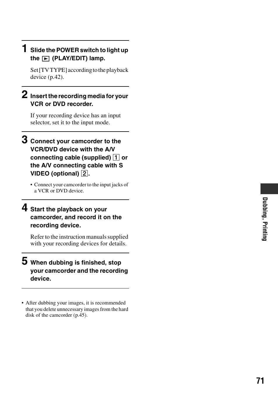 Sony DCR-SR40 User Manual | Page 71 / 132