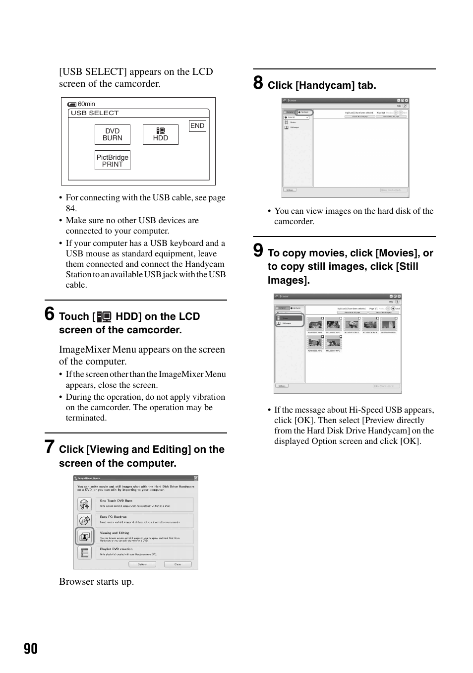 Sony DCR-SR40 User Manual | Page 90 / 132