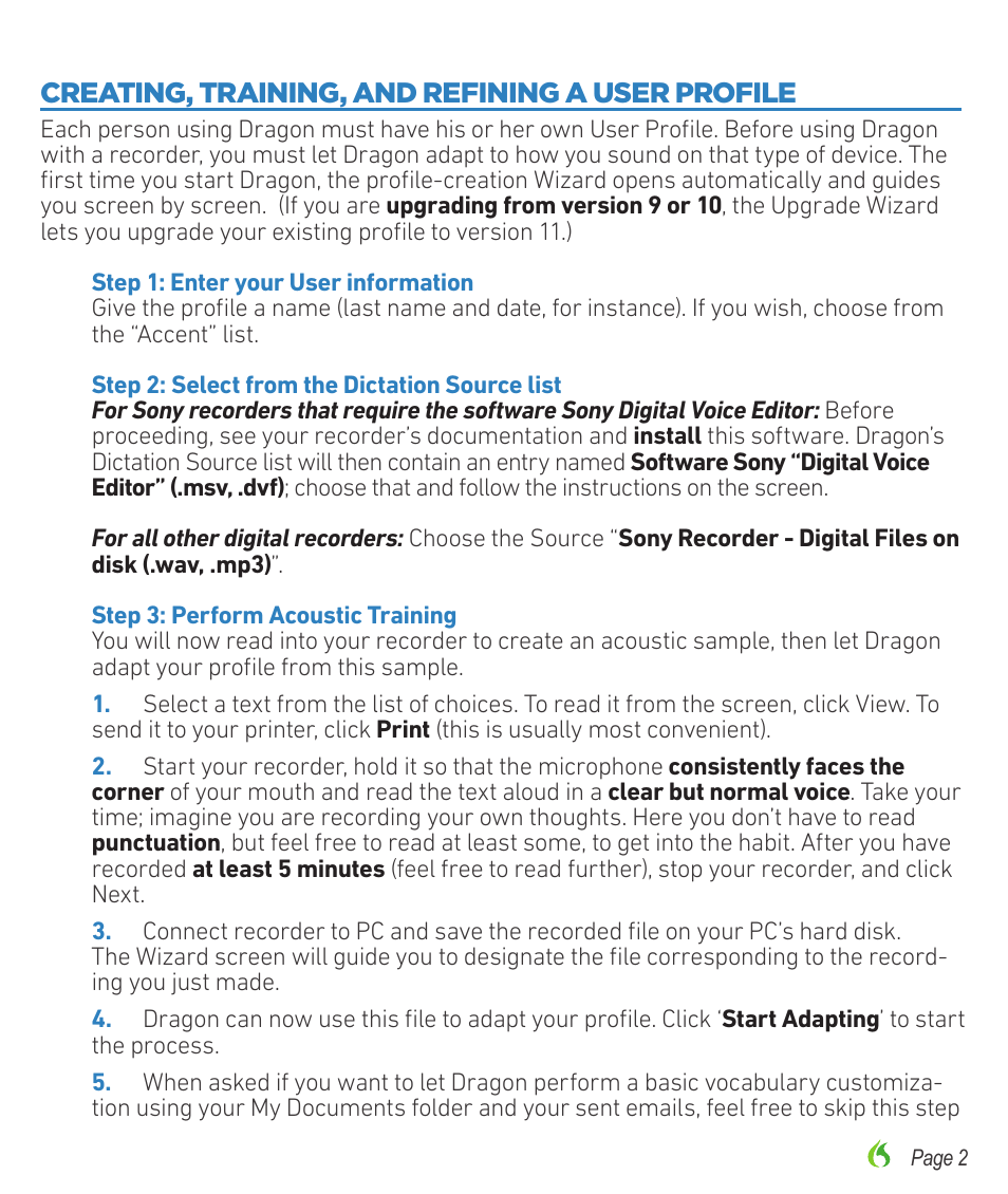 Sony ICD-SX712D User Manual | Page 2 / 4