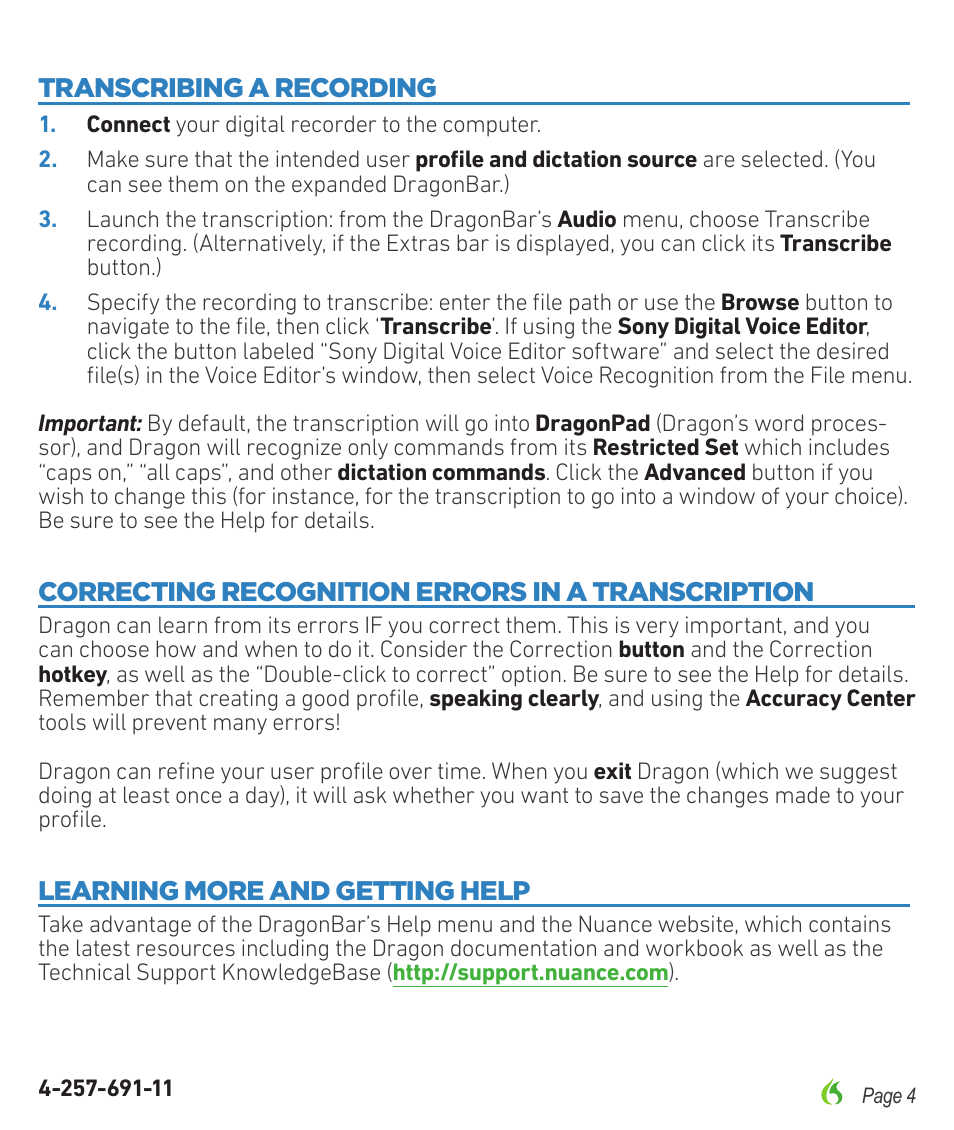 Sony ICD-SX712D User Manual | Page 4 / 4