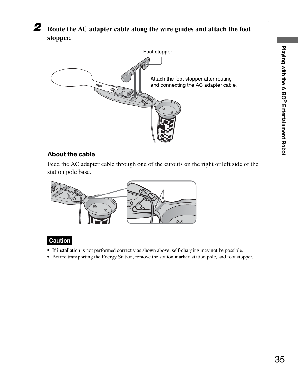 Sony ERS-7M3 User Manual | Page 35 / 164