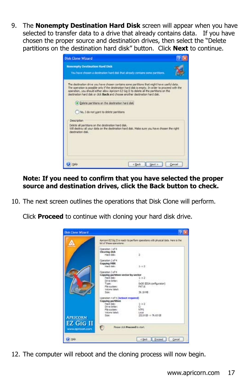 Apricorn EZ Bus DTS User Manual | Page 17 / 44