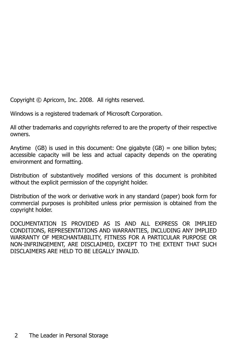 Apricorn EZ Bus DTS User Manual | Page 2 / 44