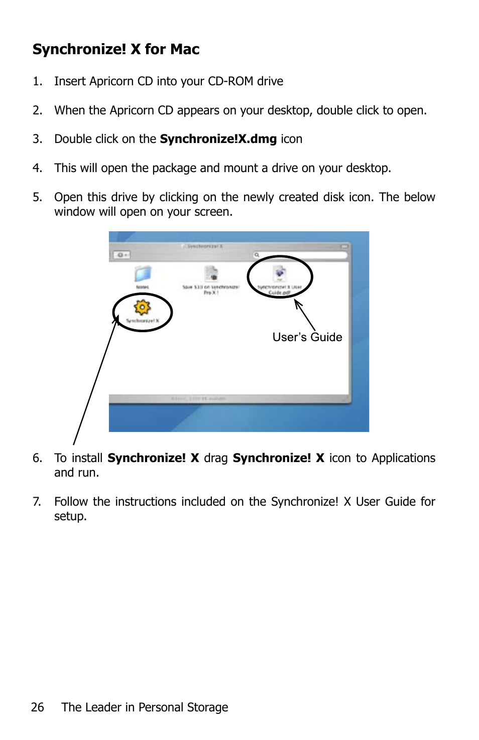 Synchronize! x for mac | Apricorn EZ Bus DTS User Manual | Page 26 / 44