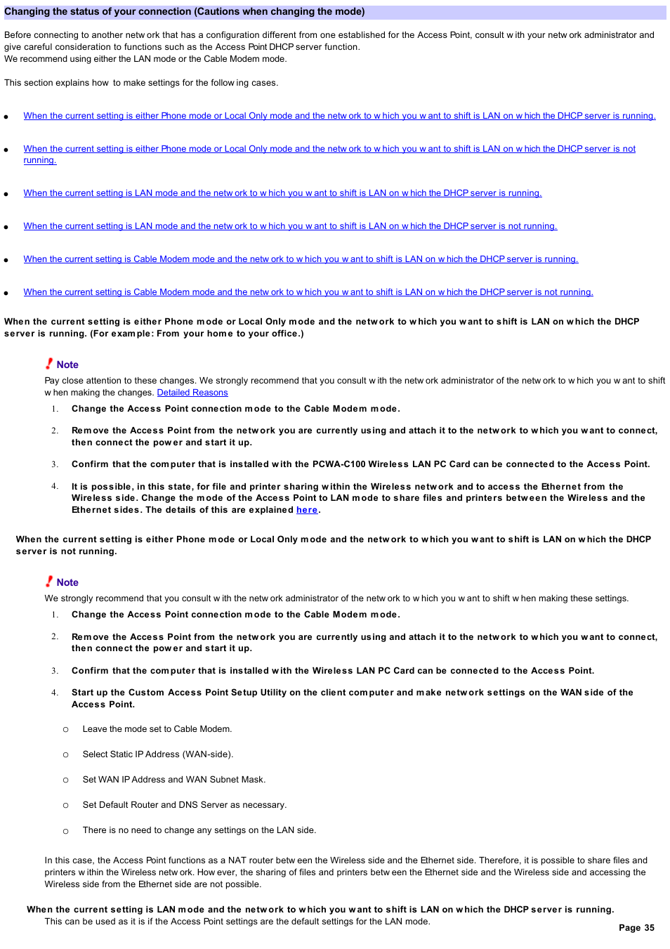 Sony PCWA-A220 User Manual | Page 35 / 61