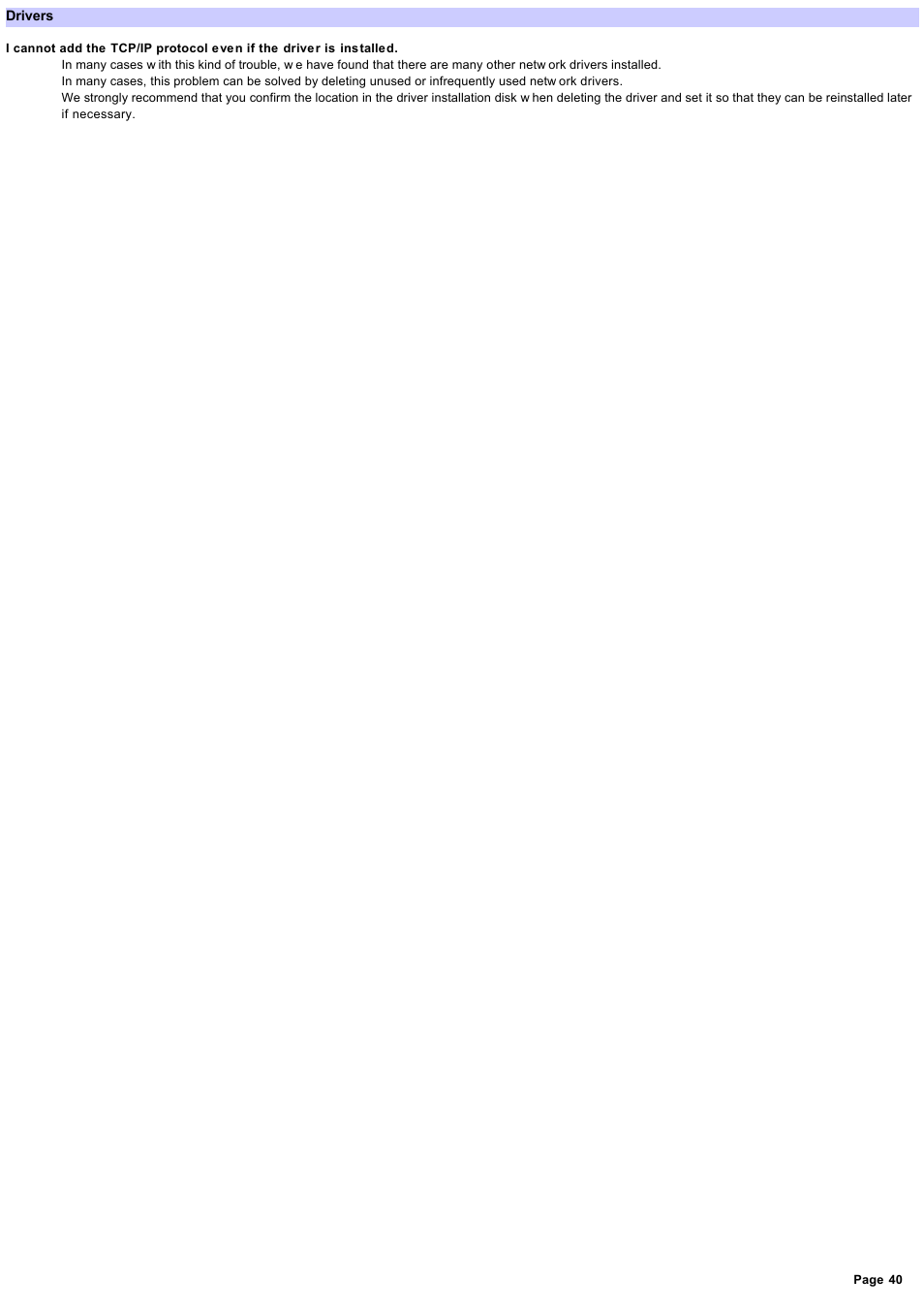 Drivers | Sony PCWA-A220 User Manual | Page 40 / 61