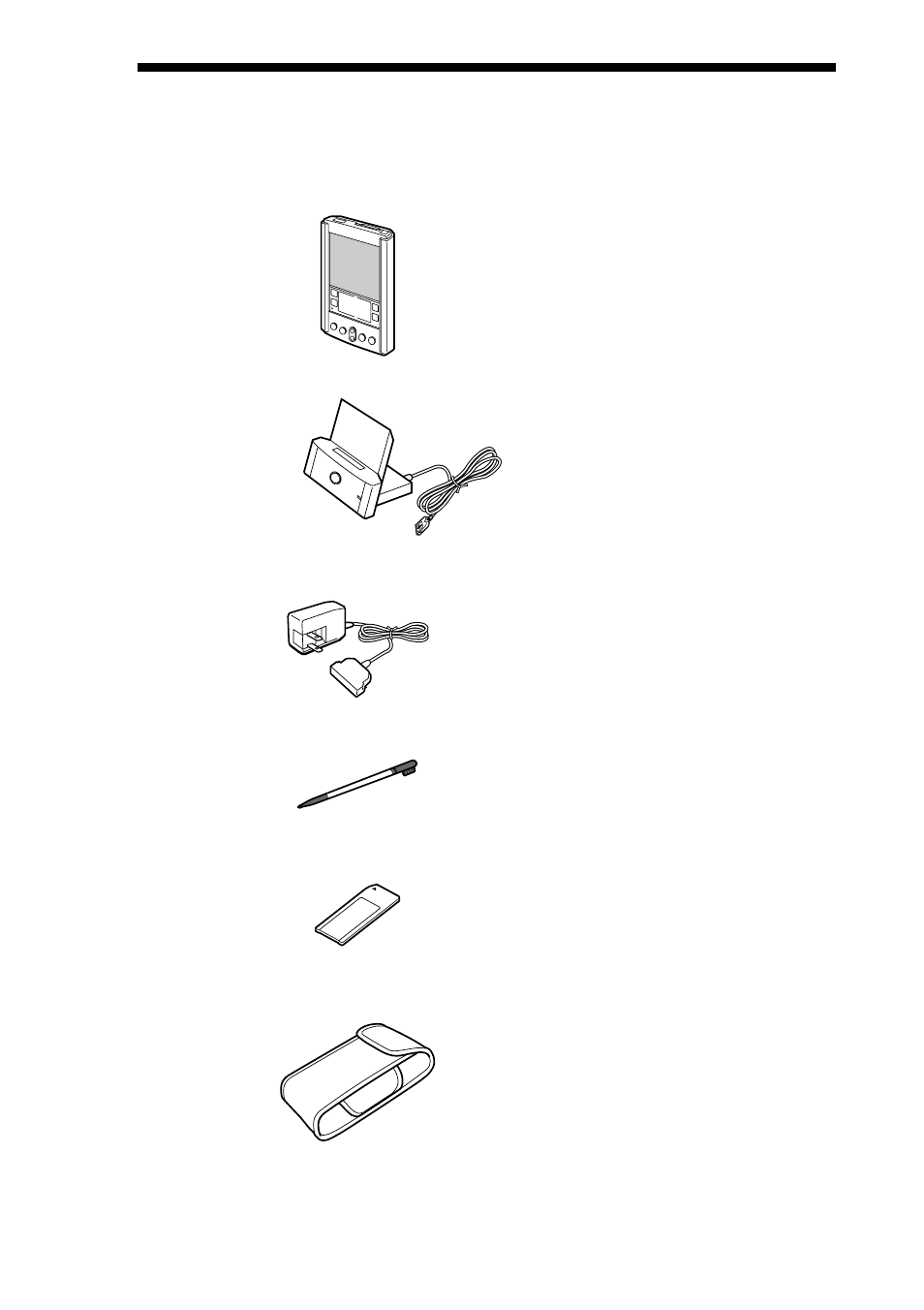 Unpacking your sony handheld | Sony PEG-S300 User Manual | Page 5 / 40
