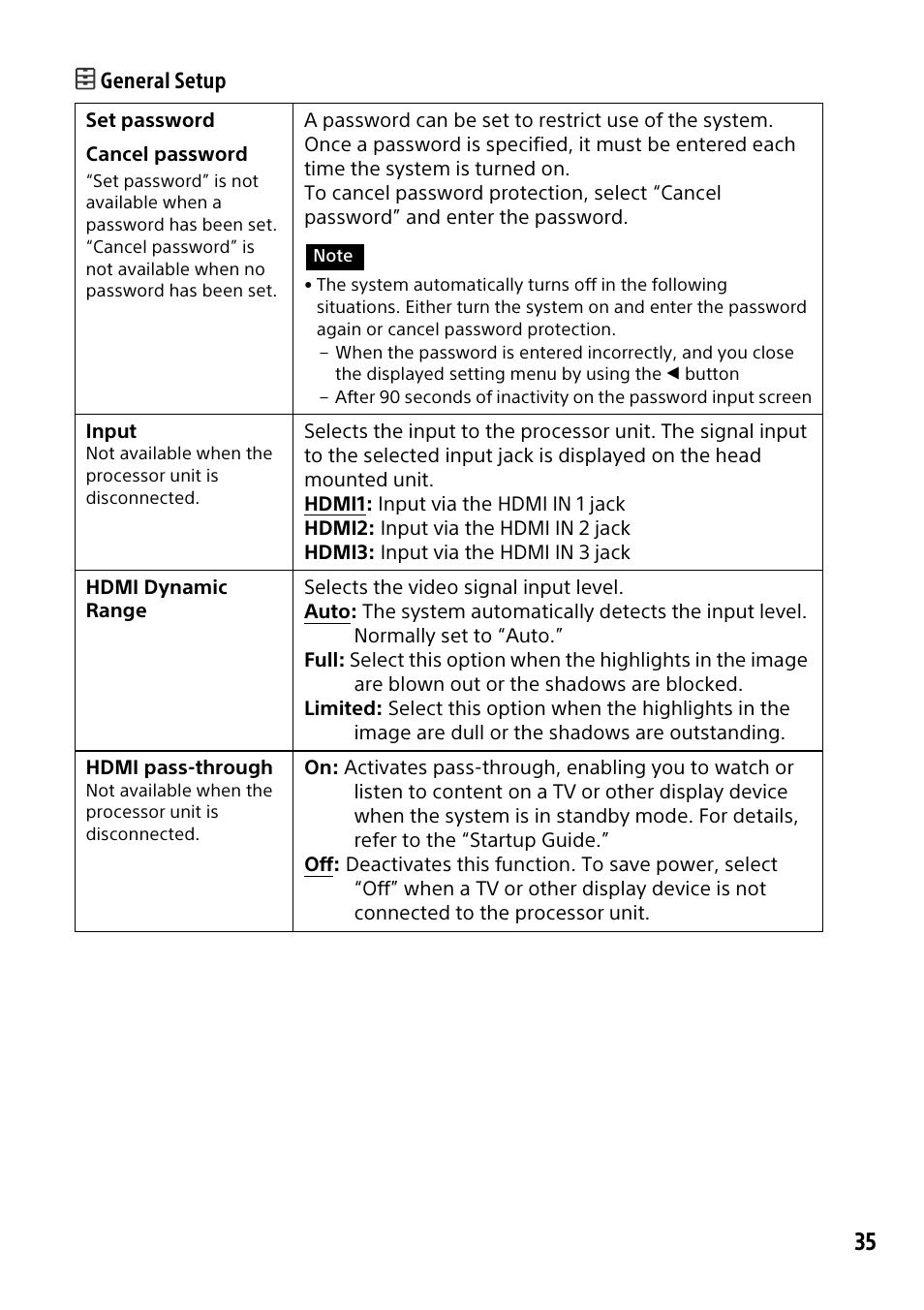 Sony HMZ-T3W User Manual | Page 35 / 52