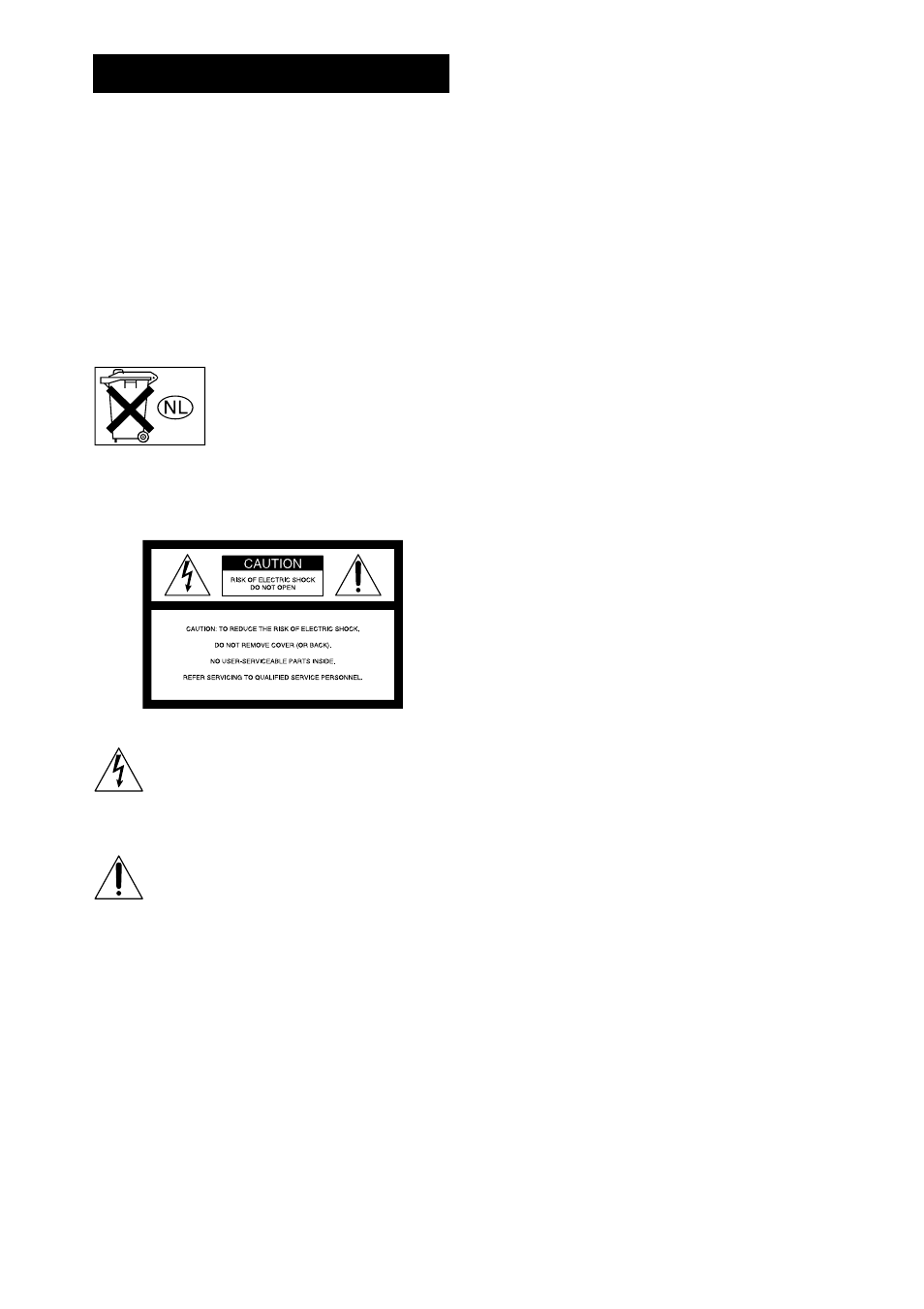 Warning, Notice for the customers in the u.s.a, Notice for the customers in canada | Sony SCD-CE595 User Manual | Page 2 / 24