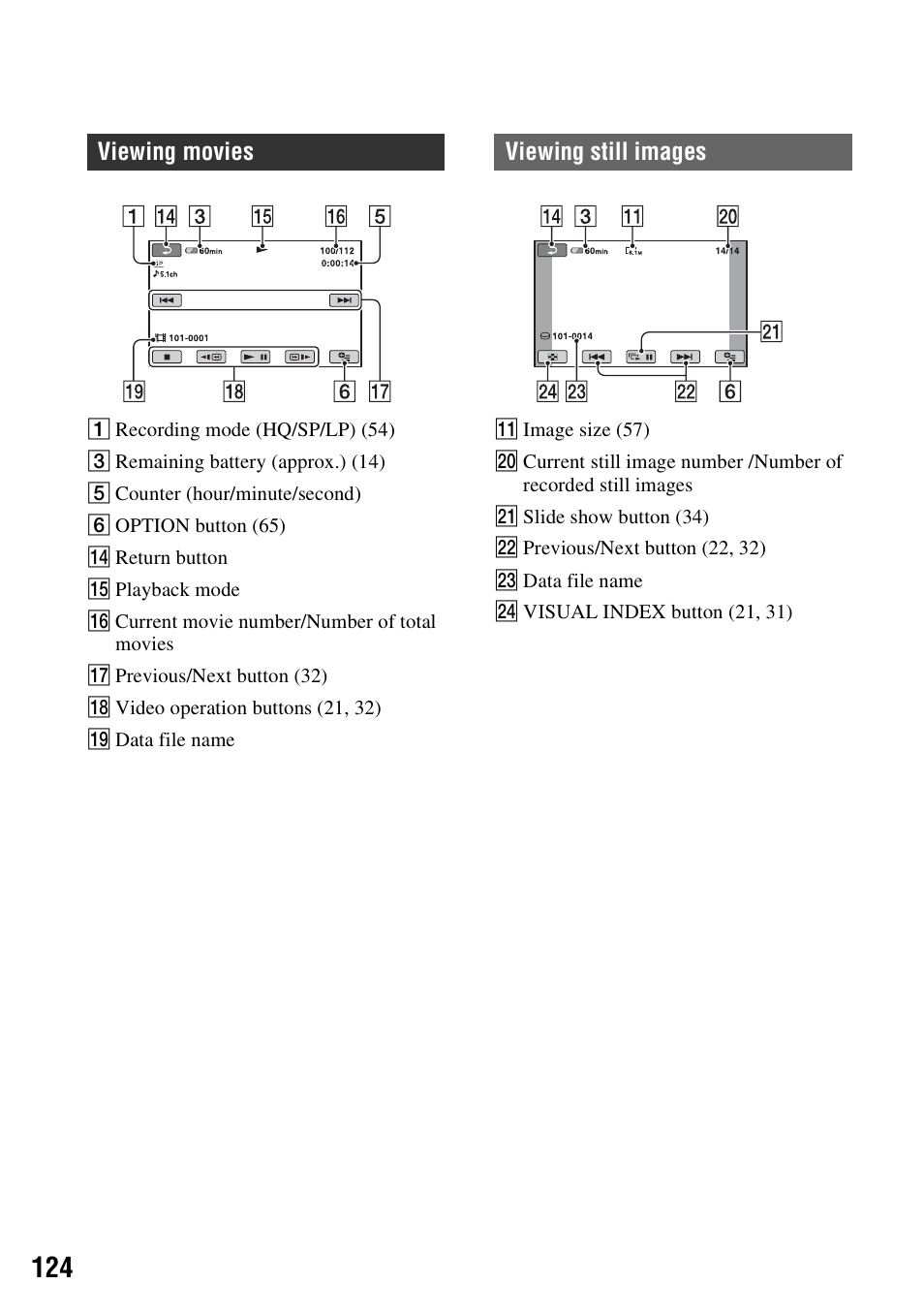 Sony DCR-SR300C User Manual | Page 124 / 131